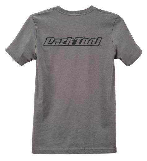 Park Tool Pocket Unisex T-Shirt (Charcoal Gray) - BUMSONTHESADDLE