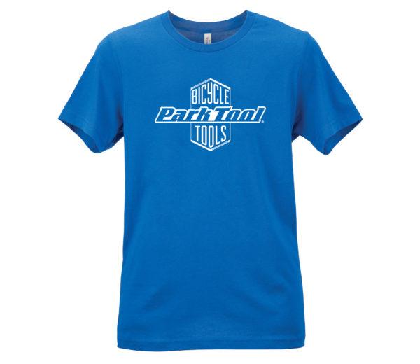 Park Tool Stacked Logo Unisex T-Shirt (Blue) - BUMSONTHESADDLE