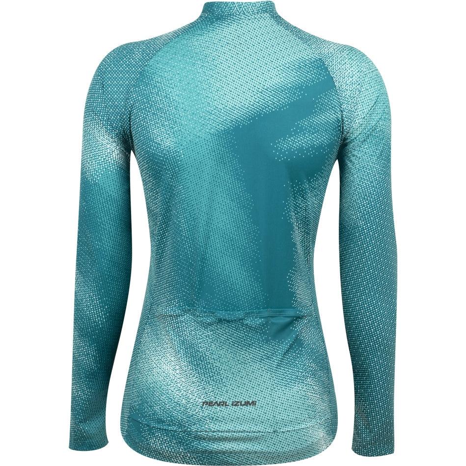 Pearl Izumi Attack Long Sleeve Women's Cycling Jersey (Gulf Teal) - BUMSONTHESADDLE