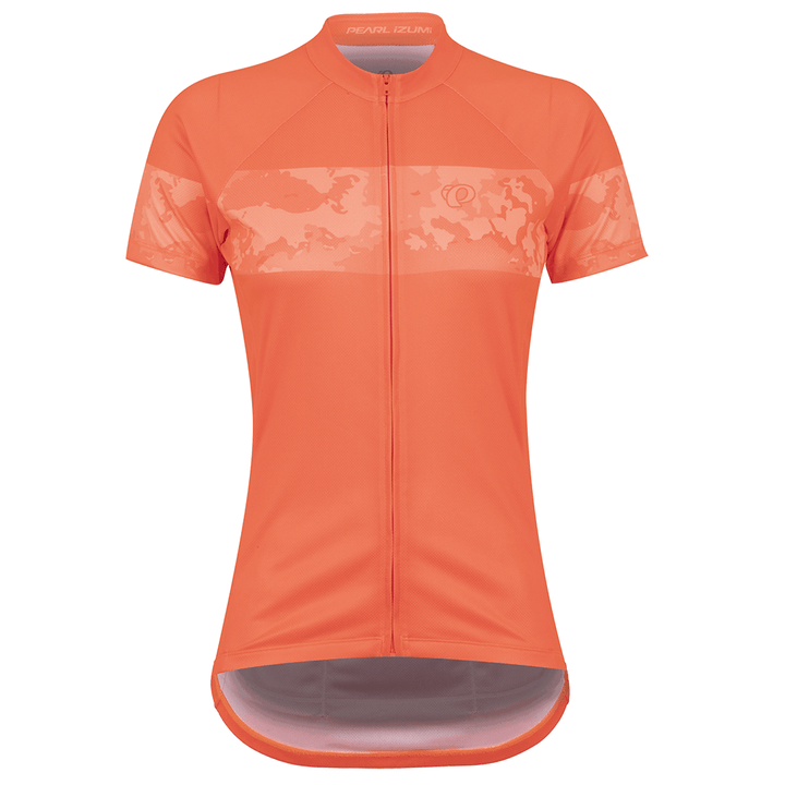 Pearl Izumi Classic Women's Cycling Jersey (Fiery Coral Fountain) - BUMSONTHESADDLE