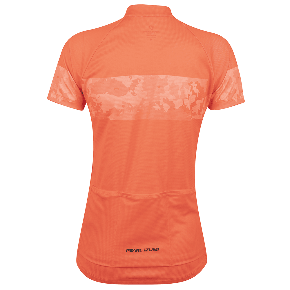 Pearl Izumi Classic Women's Cycling Jersey (Fiery Coral Fountain) - BUMSONTHESADDLE