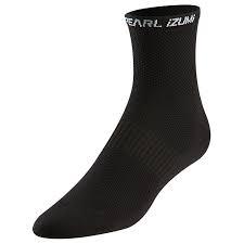 Pearl Izumi Elite Unisex Cycling Socks (Black) - BUMSONTHESADDLE