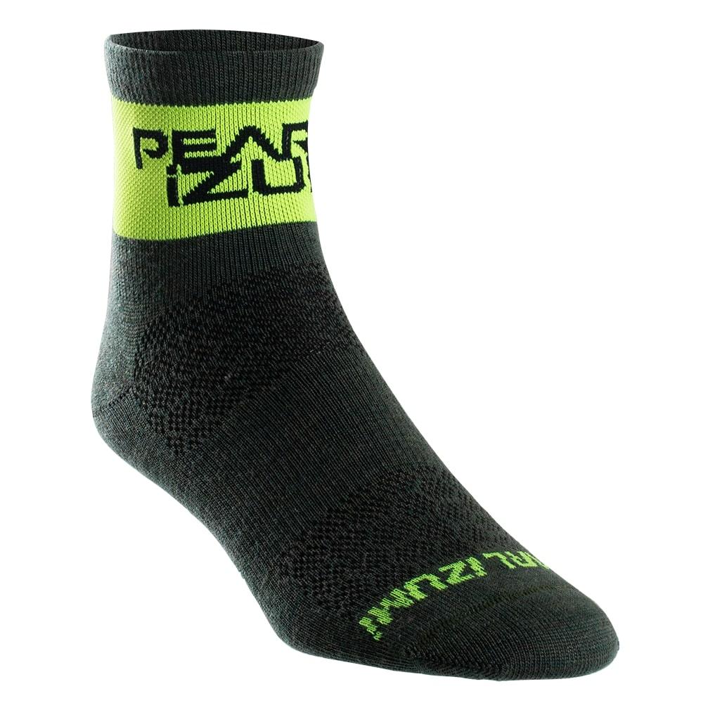 Pearl Izumi Merino Unisex Cycling Socks (Urban Sage/Sy Stack) - BUMSONTHESADDLE