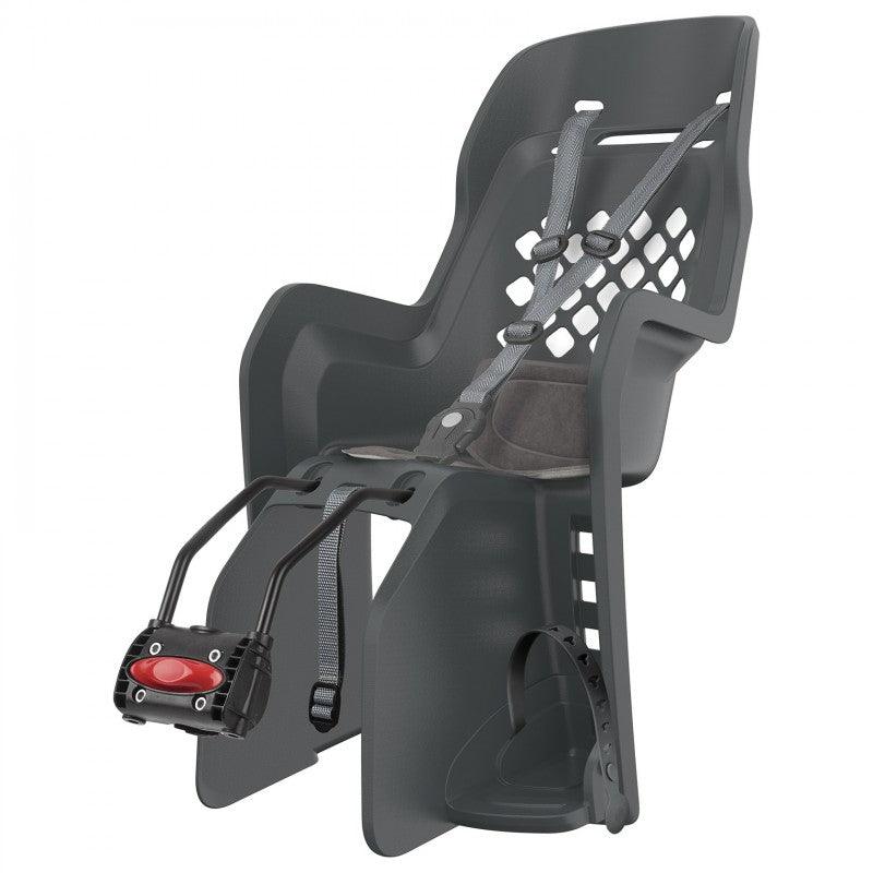 Polisport Joy FF Rear Child Bicycle Seat (Dark Grey) - BUMSONTHESADDLE