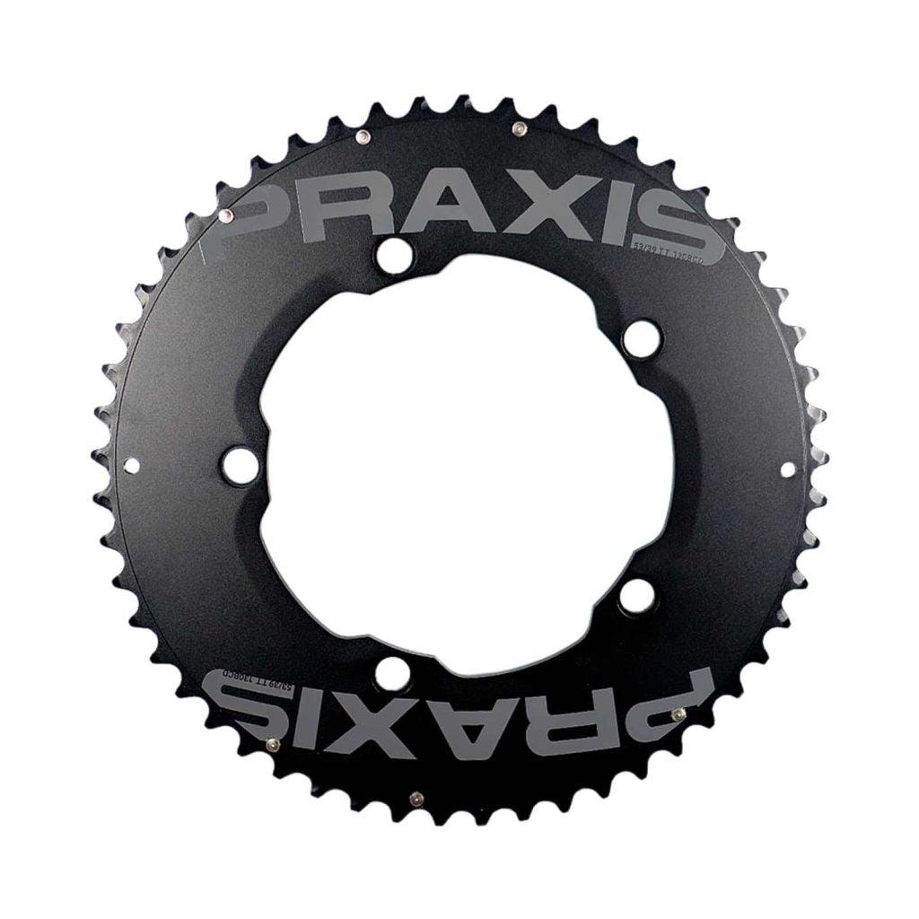 Praxis Aero/TT Ring 11 Speed Chainring (Black) - BUMSONTHESADDLE