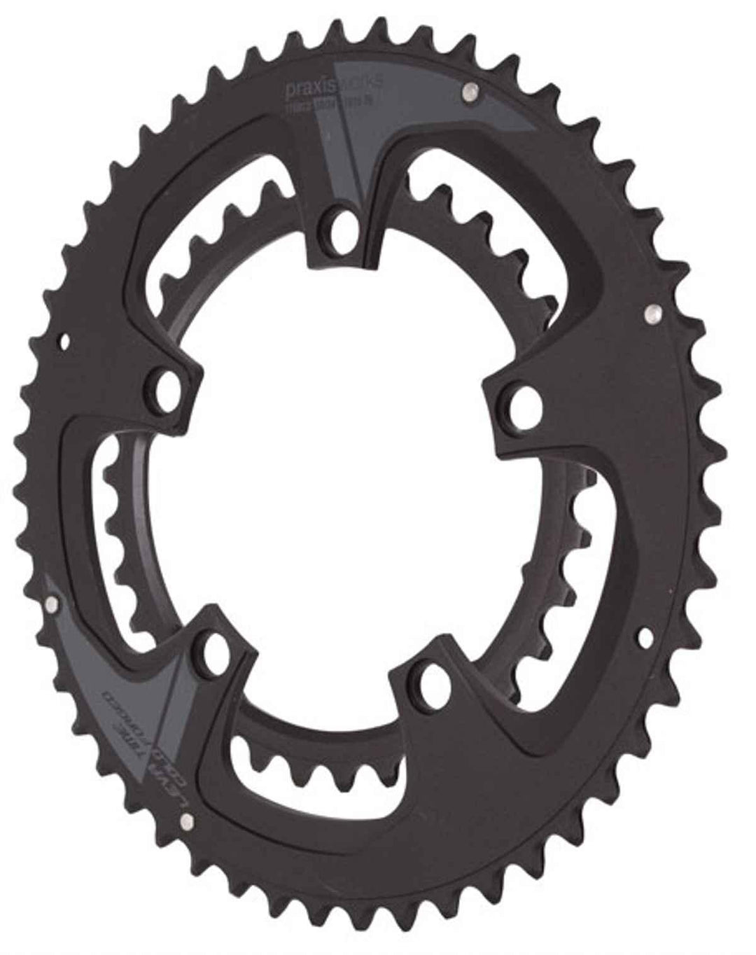 Praxis Buzz 10/11/12 Speed Chainring (Two Tone Black) - BUMSONTHESADDLE