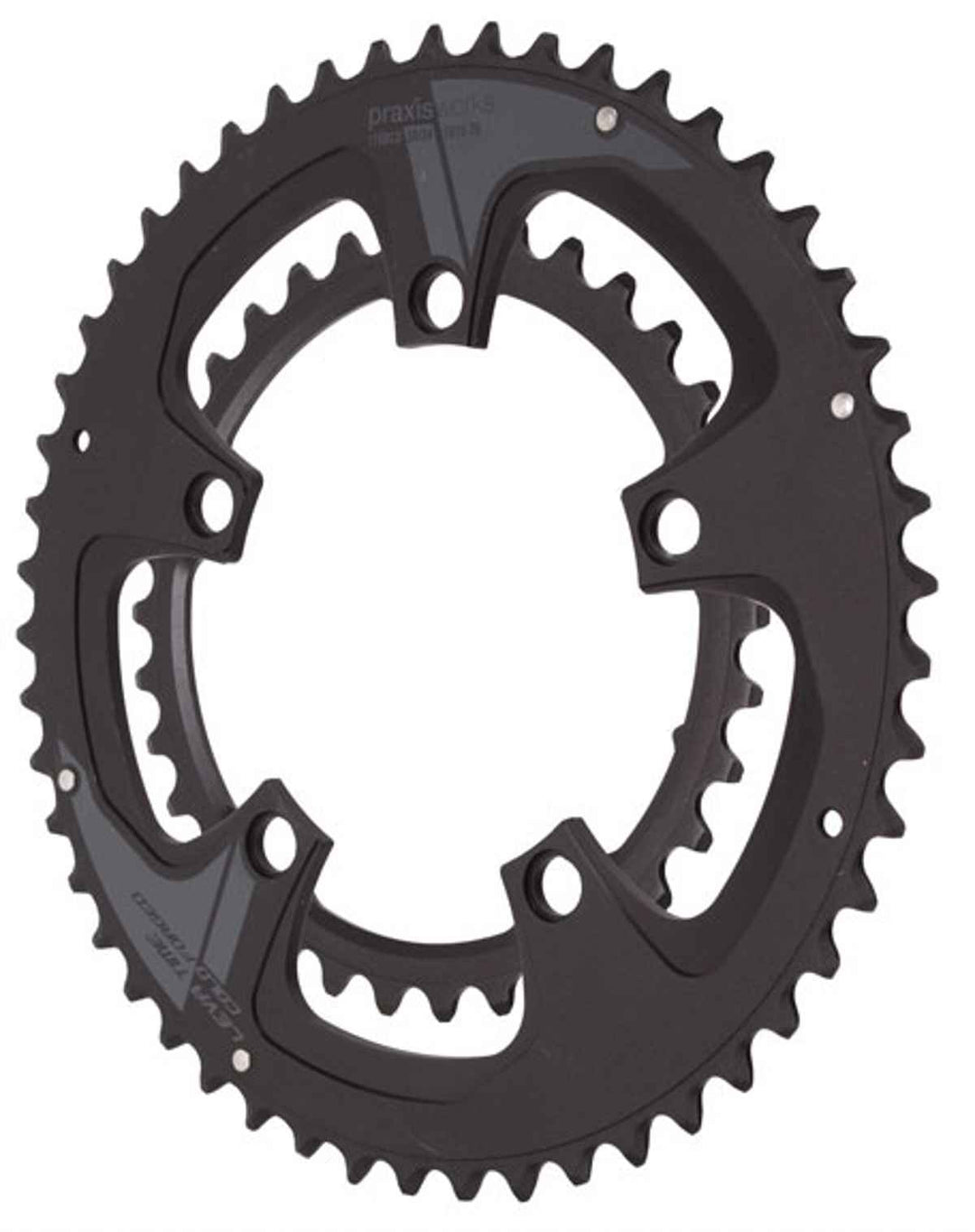 Praxis Buzz 10/11/12 Speed Chainring (Two Tone Black)