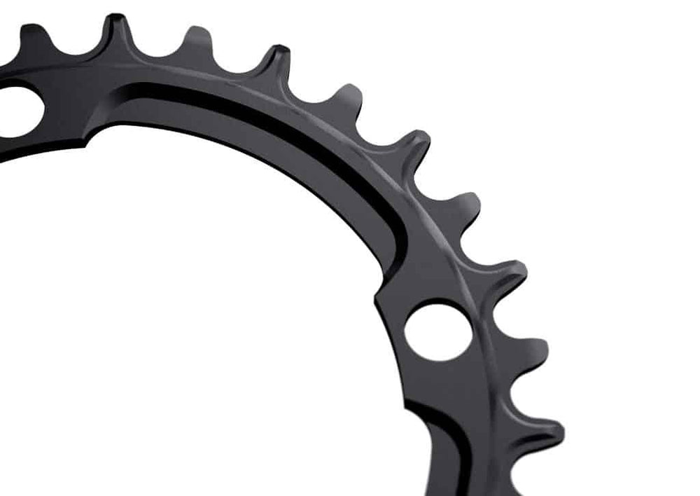 Praxis MTN E-Ring 104 BCD 10/11/12 Speed Chainring (Black) - BUMSONTHESADDLE