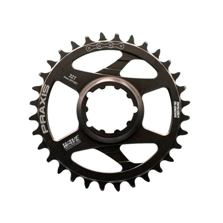 Praxis Wave 10/11/12 Speed Chainring (Black) - BUMSONTHESADDLE