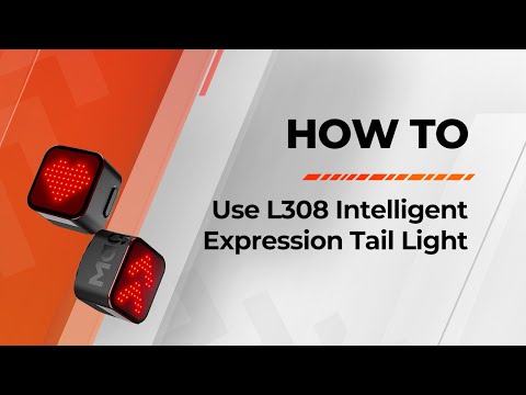 Magene L308 30 Intelligent Expression Rear Light (Black)