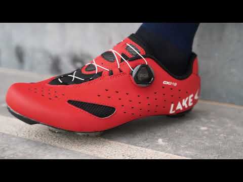Lake CX219 Road Cycling Shoes (Black)