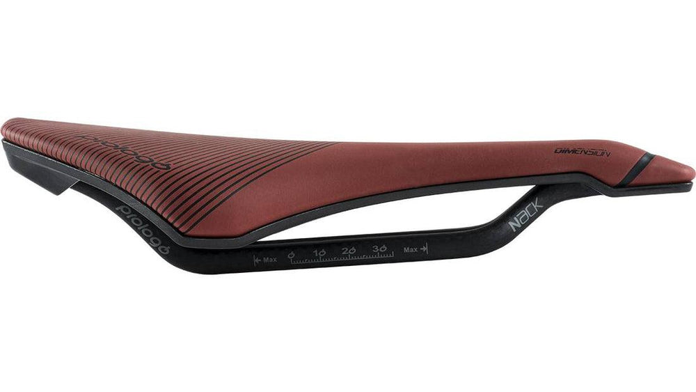 Prologo Dimension Tri Nack Saddle (Brick Red/Natural Black) - BUMSONTHESADDLE