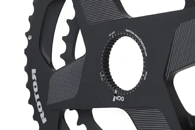 Rotor Q-Rings Spiderring Direct Mount Oval Chainring (Black)
