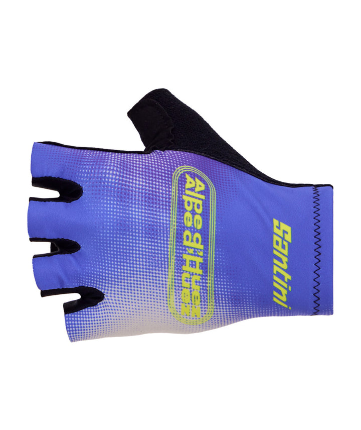 Santini TDF Alpe D'Huez Unisex Cycling Gloves (Lilac)