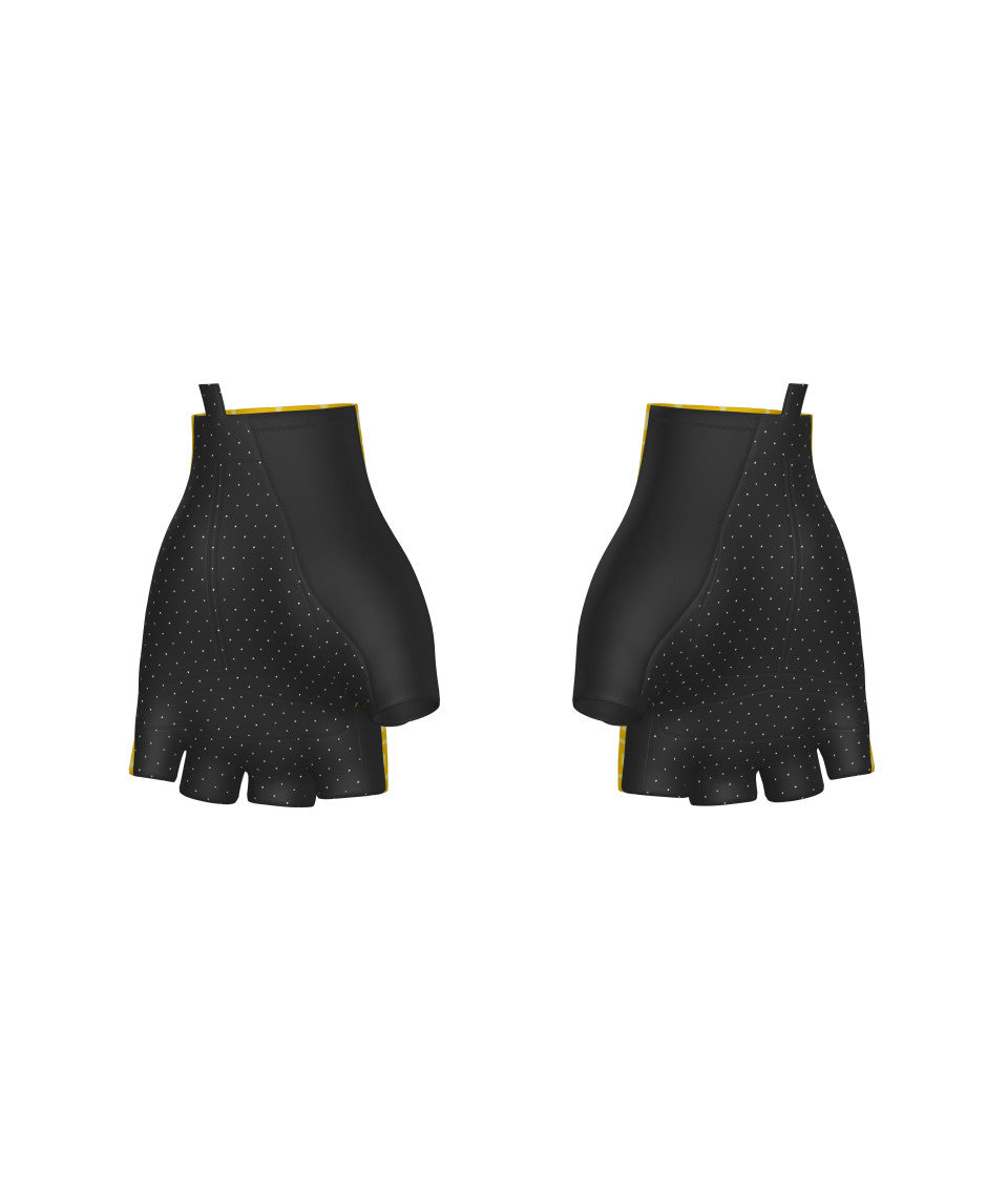 Santini Grand Depart Barcelone Unisex Cycling Gloves (Yellow)