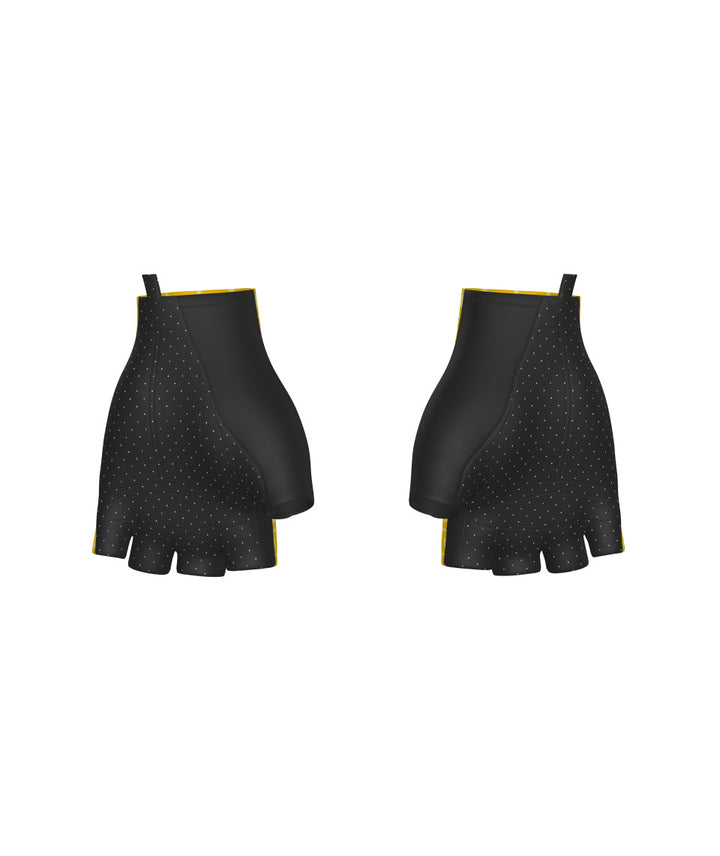 Santini Grand Depart Barcelone Unisex Cycling Gloves (Yellow)