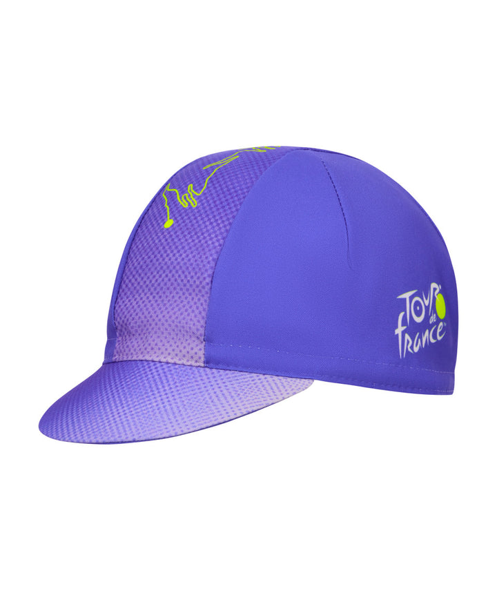 Santini TDF Alpe D'Huez Unisex Cycling Cap (Lilac)
