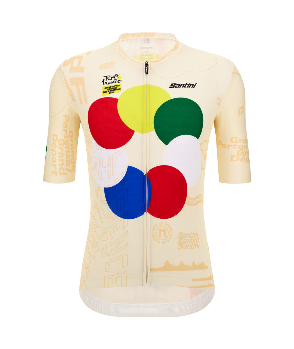 Santini Tour De France Grand Depart Florence Unisex Cycling Jersey (Print)