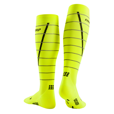 CEP Reflective Tall Compression Men's Cycling Sock (Neon Yellow)