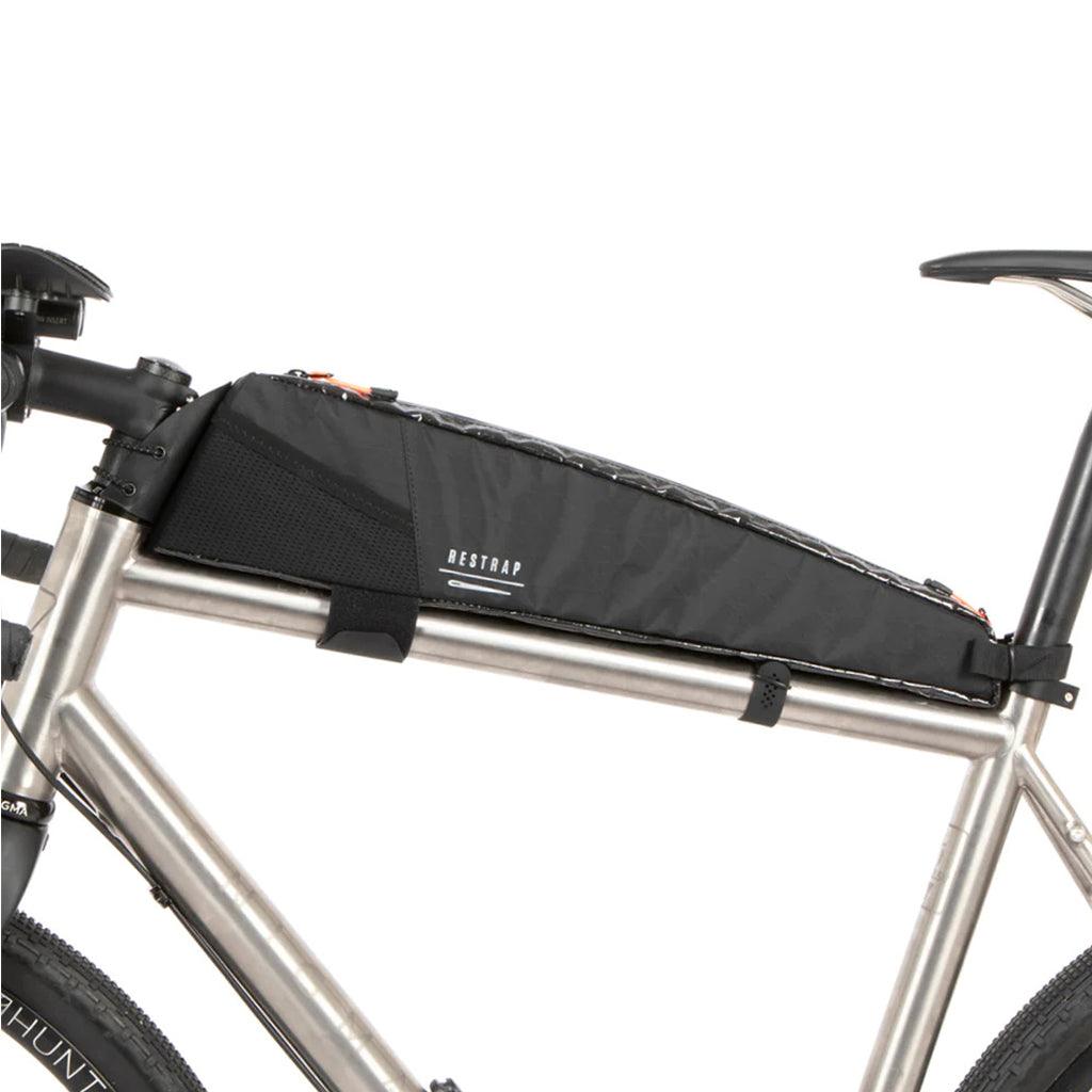 Restrap Race Top Tube Bag (Black) - BUMSONTHESADDLE