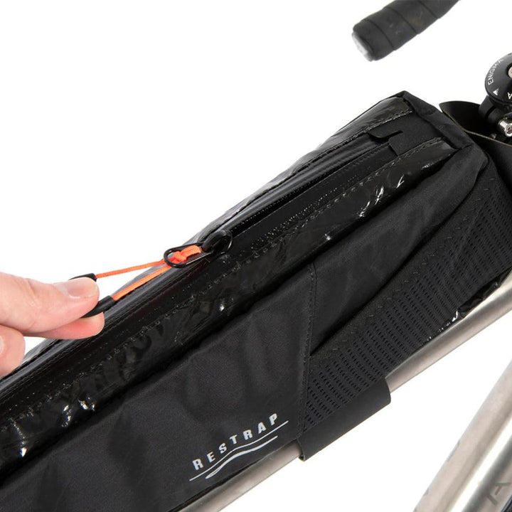 Restrap Race Top Tube Bag (Black) - BUMSONTHESADDLE