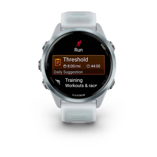 Garmin Forerunner 570 Smart Watch (Cloud Blue Aluminum/Translucent Whitestone/Cloud Blue Band)