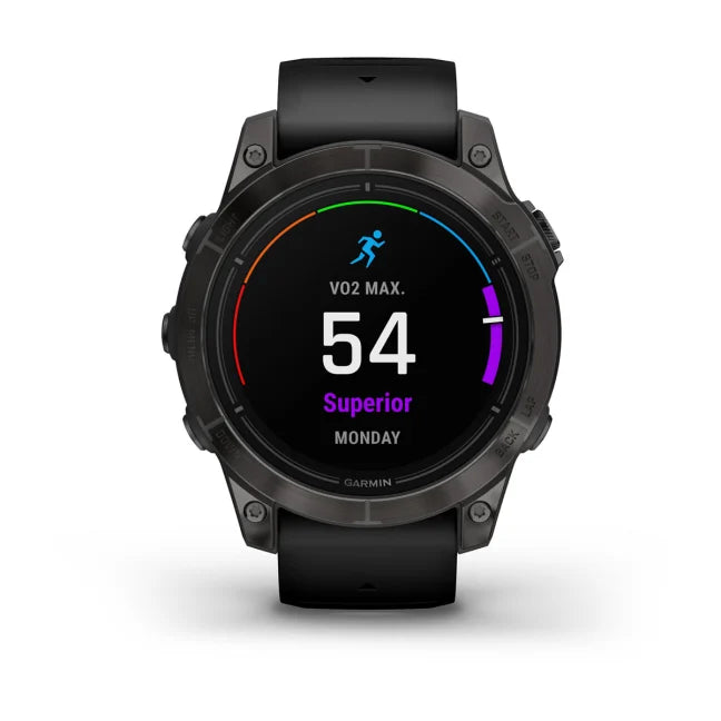 Garmin Epix Pro Gen 2 Smart Watch (Carbon Grey DLC Titanium w/ Black Band)