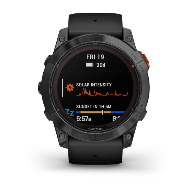 Garmin Fenix 7X Pro Solar Edition Smart Watch (Slate Grey w/ Black Band)