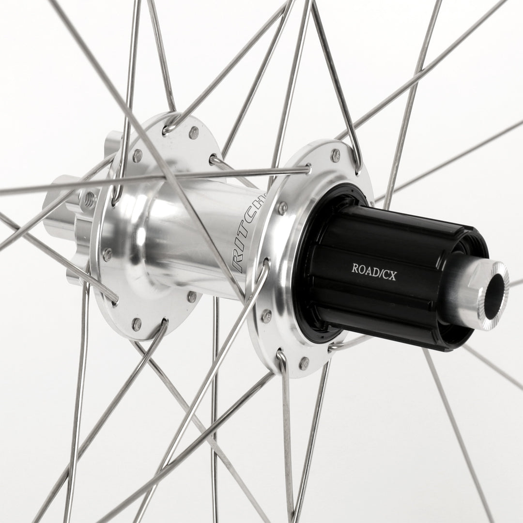 Ritchey Classic Zeta Aluminium Tubeless Ready Disc Brake Wheel - Shimano/Sram (Matte Metallic)