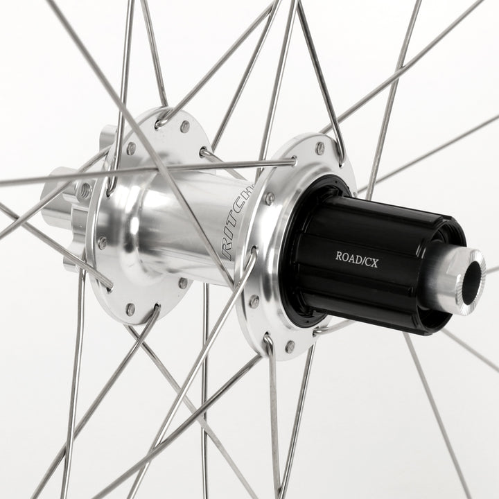 Ritchey Classic Zeta Aluminium Tubeless Ready Disc Brake Wheel - Shimano/Sram (Matte Metallic)