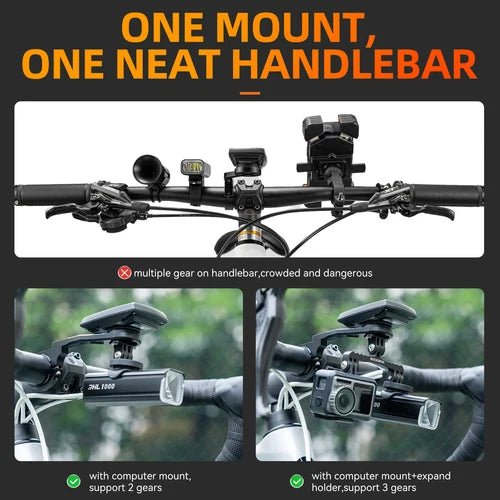 Rockbros Adjustable Out-Front Bike Computer Mount