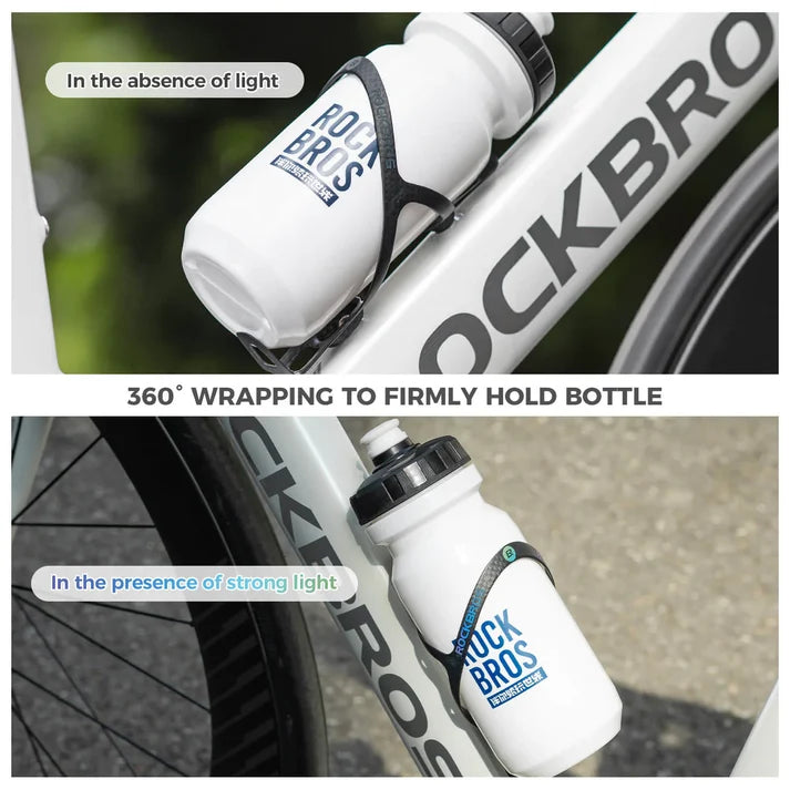 Rockbros Carbon Fiber Water Bottle Cage (Black)