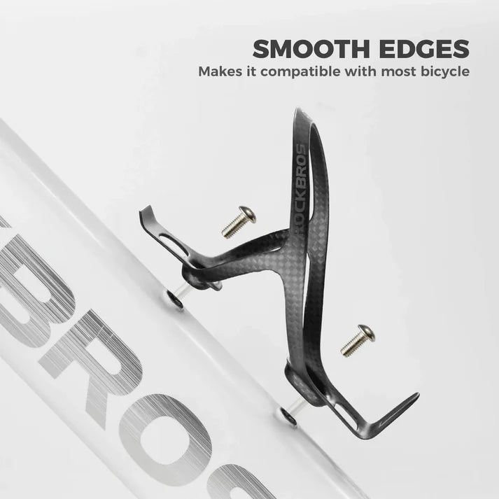 Rockbros Carbon Fiber Water Bottle Cage (Black)