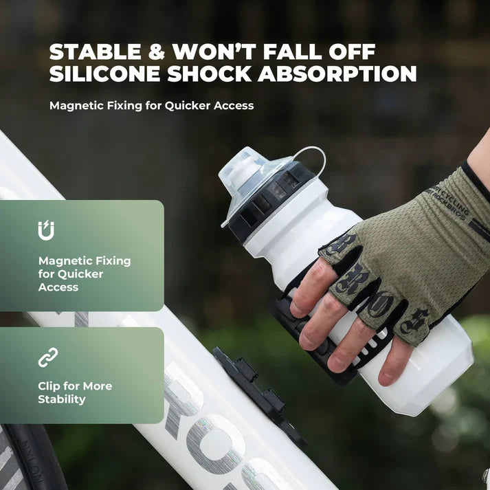 Rockbros Portable Silicone Magnetic Bottle Cage