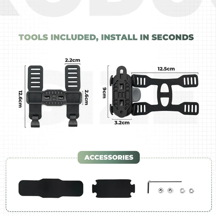 Rockbros Portable Silicone Magnetic Bottle Cage