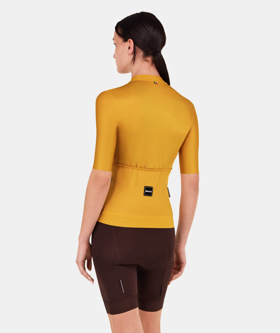 Santini Ready To Ride Unisex Cycling Jersey (Ochre)