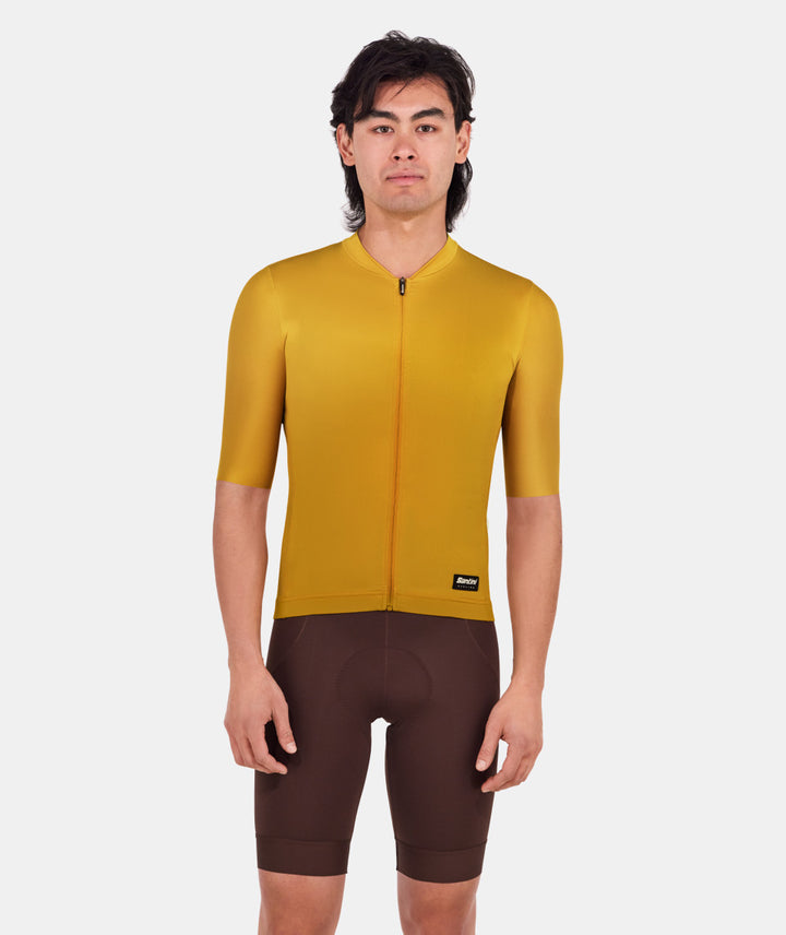 Santini Ready To Ride Unisex Cycling Jersey (Ochre)