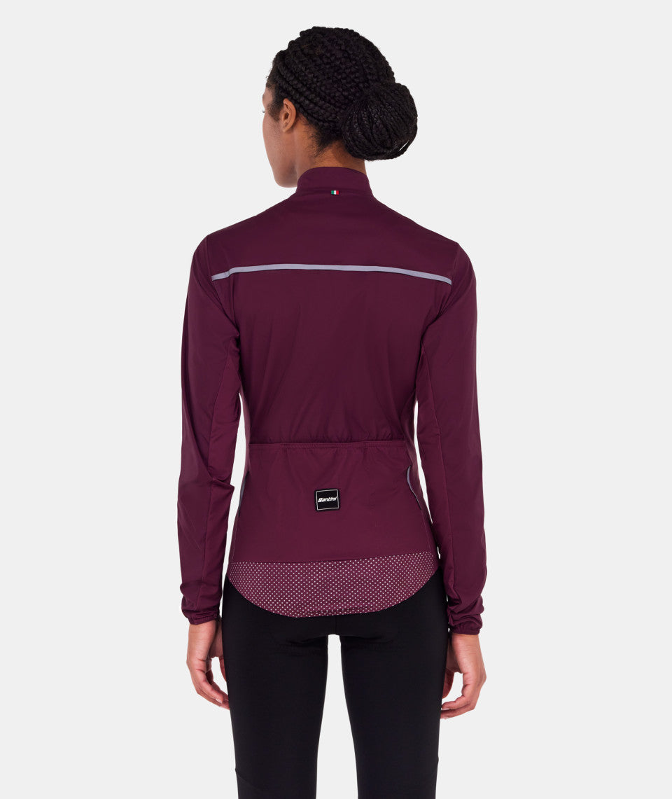 Santini Ready To Ride Wind Cycling Jacket (Black)