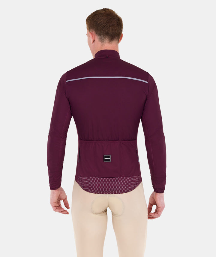 Santini Ready To Ride Wind Cycling Jacket (Black)