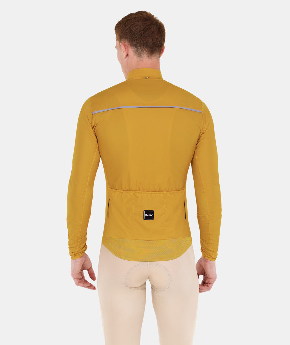 Santini Ready To Ride Unisex Cycling Jacket (Ochre)