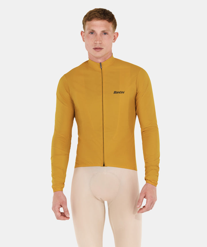 Santini Ready To Ride Unisex Cycling Jacket (Ochre)
