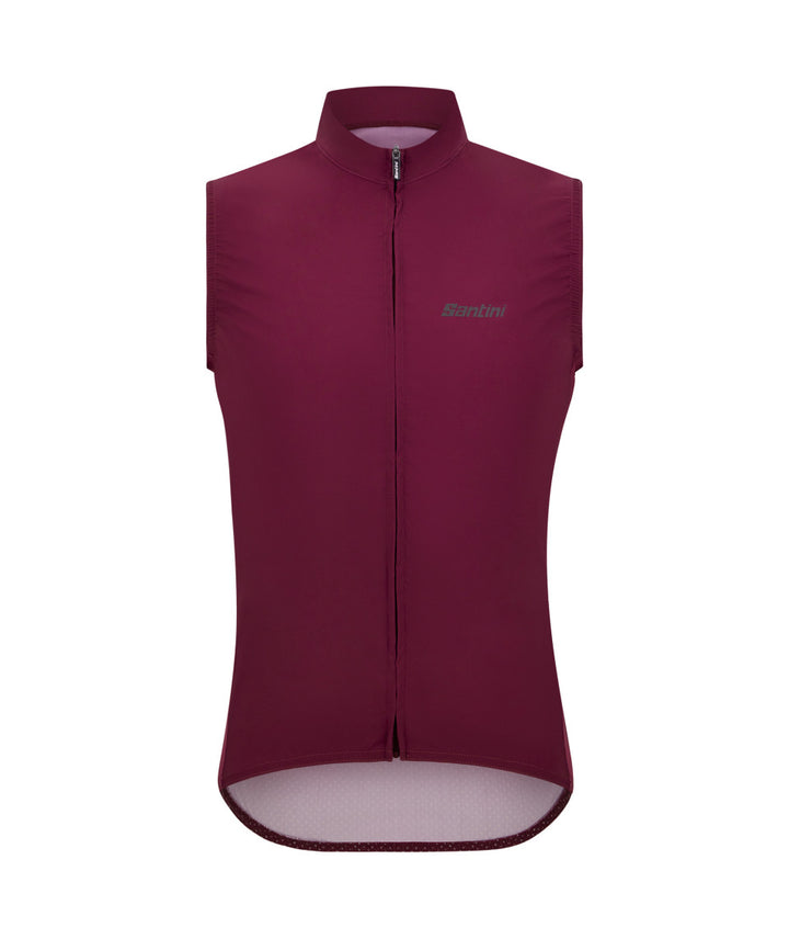 Santini Ready To Ride Unisex Cycling Vest (Burgundy)
