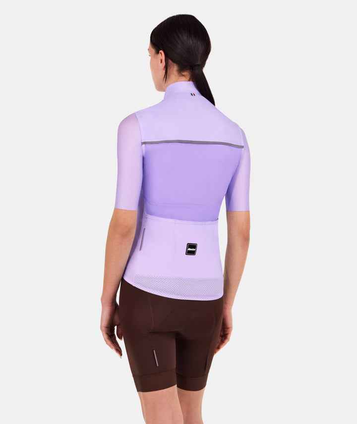 Santini Ready To Ride Unisex Cycling Vest (Lilac)