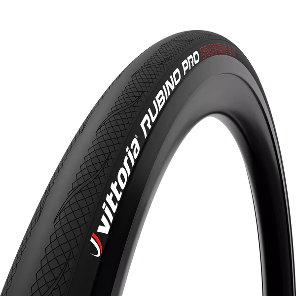 Vittoria Rubino Pro Tubeless Ready Folding Tire with Tubes Twin Pack (Black)