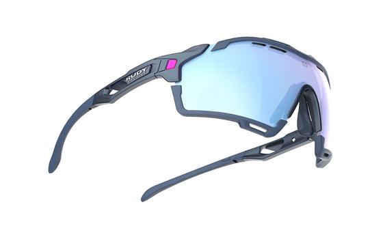 Rudy Project Cutline Sport Sunglasses (Cosmic Blue Matte/Multilaser Ice) - BUMSONTHESADDLE
