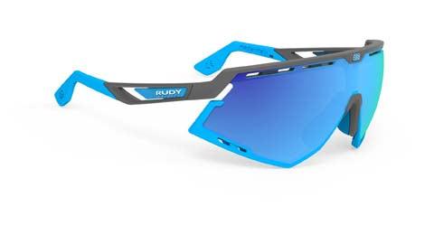 Rudy Project Defender Sunglasses (Pyombo Azure Matte/Multilaser Blue) - BUMSONTHESADDLE
