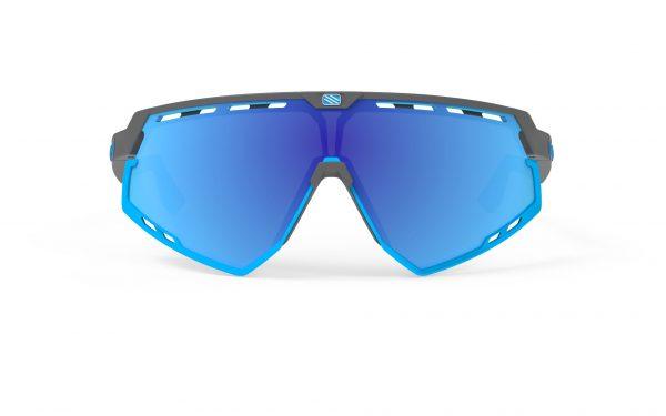 Rudy Project Defender Sunglasses (Pyombo Azure Matte/Multilaser Blue) - BUMSONTHESADDLE