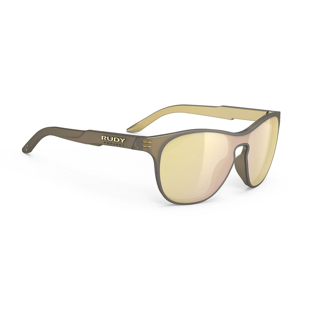 Rudy Project Soundshield Sunglasses (Ice Gold Matte/Multilaser Gold) - BUMSONTHESADDLE