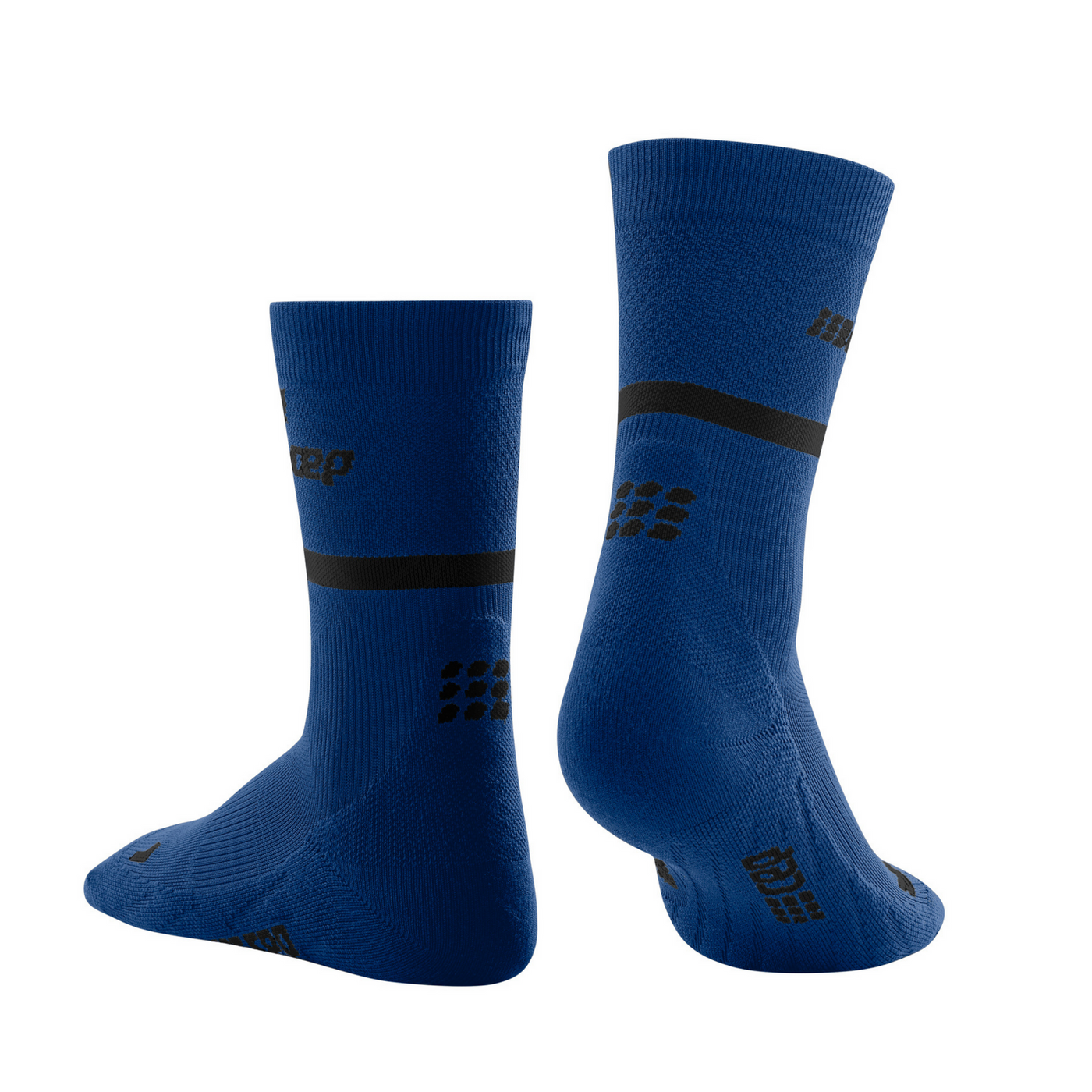 CEP The Run Mid Cut 4.0 Compression Men's Socks (Blue)