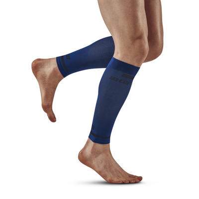 CEP The Run Compression 4.0 Men's Calf Sleeves (Blue)